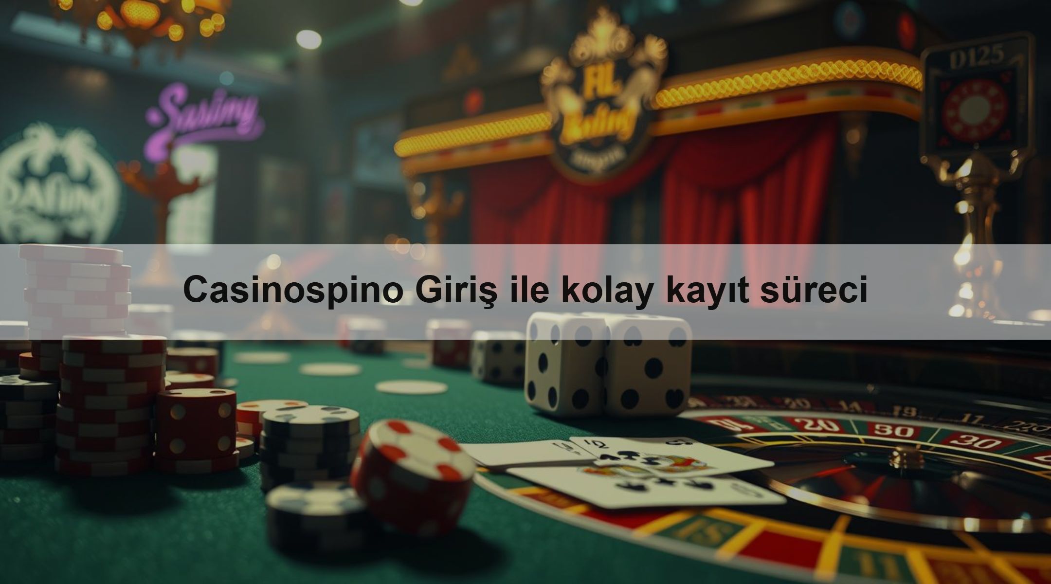 Casinospino Giriş ile kolay kayıt süreci